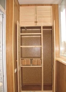 Шафи на балкон (108 фото): приклади вбудованих і пластикових балконних шаф, цікаві ідеї дизайну шаф з рольставнями і з вагонки