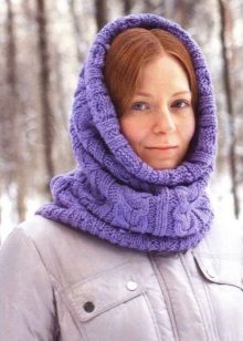 Шапка з косами (78 фото): з градієнтом, з відворотом, з товстої пряжі, з вушками