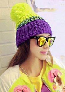 Шапка з відворотом (67 фото): модель зефирка, з англійської гумкою з двома вилогами, з великим широким коміром