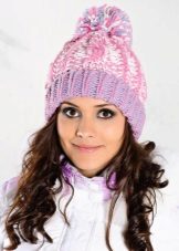 Шапка з відворотом (67 фото): модель зефирка, з англійської гумкою з двома вилогами, з великим широким коміром