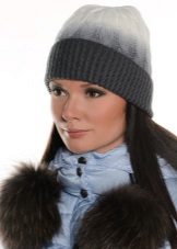 Шапка з відворотом (67 фото): модель зефирка, з англійської гумкою з двома вилогами, з великим широким коміром