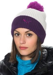 Шапка з відворотом (67 фото): модель зефирка, з англійської гумкою з двома вилогами, з великим широким коміром