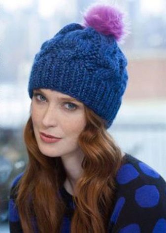 Шапка з візерунком золота коса (83 фото): з тінню, з градієнтом, з об’ємними косами