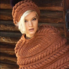 Шапка з візерунком золота коса (83 фото): з тінню, з градієнтом, з об’ємними косами