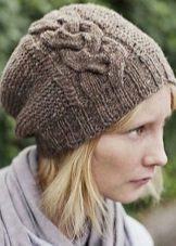 Шапка з візерунком золота коса (83 фото): з тінню, з градієнтом, з об’ємними косами