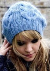 Шапка з візерунком золота коса (83 фото): з тінню, з градієнтом, з об’ємними косами