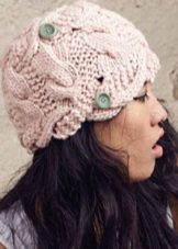 Шапка з візерунком золота коса (83 фото): з тінню, з градієнтом, з об’ємними косами