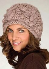 Шапка з візерунком золота коса (83 фото): з тінню, з градієнтом, з об’ємними косами