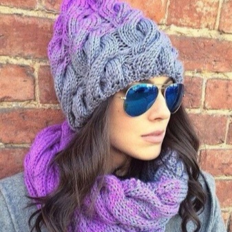 Шапка з візерунком золота коса (83 фото): з тінню, з градієнтом, з об’ємними косами