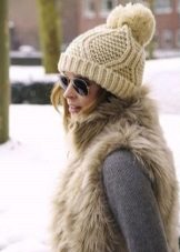 Шапка з візерунком золота коса (83 фото): з тінню, з градієнтом, з об’ємними косами