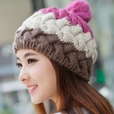 Шапка з візерунком золота коса (83 фото): з тінню, з градієнтом, з об’ємними косами