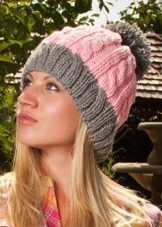 Шапка з візерунком золота коса (83 фото): з тінню, з градієнтом, з об’ємними косами