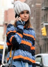 Шапка з візерунком золота коса (83 фото): з тінню, з градієнтом, з об’ємними косами