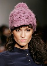 Шапка з візерунком золота коса (83 фото): з тінню, з градієнтом, з об’ємними косами