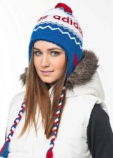 Шапки Адідас (89 фото): чоловічі, жіночі, дитячі зимові шапки Adidas, вушанки