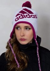 Шапки Адідас (89 фото): чоловічі, жіночі, дитячі зимові шапки Adidas, вушанки
