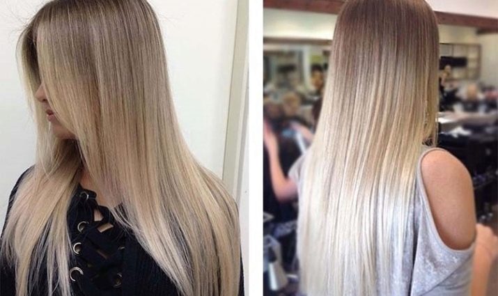 Шатуш на світле волосся (41 фото): техніка фарбування білих коротких, довгих пасм волосся і волосся середньої довжини в домашніх умовах