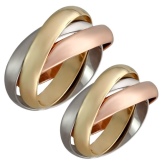 Широкі обручки (57 фото): гладкі парні моделі, оригінальні жіночі весільні кільця