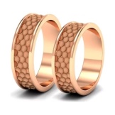 Широкі обручки (57 фото): гладкі парні моделі, оригінальні жіночі весільні кільця