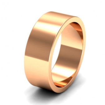 Широкі обручки (57 фото): гладкі парні моделі, оригінальні жіночі весільні кільця