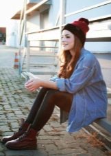 Шкіряні черевики (132 фото): жіночі моделі з натуральної шкіри, варіанти з захисним підноском, чорні шкіряні черевики