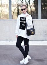 Шкіряні черевики (132 фото): жіночі моделі з натуральної шкіри, варіанти з захисним підноском, чорні шкіряні черевики