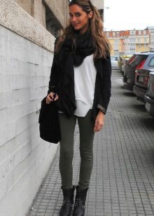 Шкіряні черевики (132 фото): жіночі моделі з натуральної шкіри, варіанти з захисним підноском, чорні шкіряні черевики