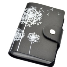 Шкіряні візитниці (61 фото): жіночі кишенькові моделі з логотипом з шкіри для пластикових і дисконтних карт