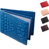 Шкіряні візитниці (61 фото): жіночі кишенькові моделі з логотипом з шкіри для пластикових і дисконтних карт