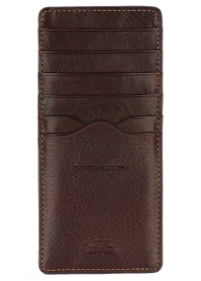 Шкіряні візитниці (61 фото): жіночі кишенькові моделі з логотипом з шкіри для пластикових і дисконтних карт