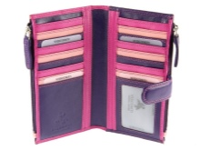 Шкіряні візитниці (61 фото): жіночі кишенькові моделі з логотипом з шкіри для пластикових і дисконтних карт