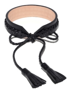 Шкіряний чокер (67 фото): модна прикраса з шкіри на шию, моделі з серцем і з шипами, з металевим декором