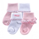 Шкарпетки для новонароджених (59 фото): в’язані моделі для дівчаток, визначаємося з розмірами