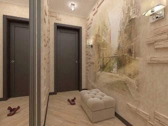 Шпалери в маленьку прихожу (55 фото): які краще вибрати в коридор в квартирі? Дизайн шпалер, зорово збільшують простір у невеликому передпокої