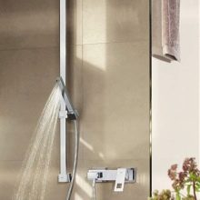 Штанги для душу ванної: різновиди душових настінних тримачів для лійки, огляд брендів Elghansa, Grohe та інших