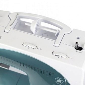 Швейна машинка Bernina: нитковтягувач та інші деталі, огляд Bernette Sew&Go 7 і Sew&Go 8, B 33 і B 35, Milan 3 і інших моделей