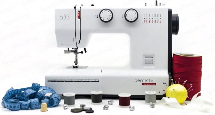 Швейна машинка Bernina: нитковтягувач та інші деталі, огляд Bernette Sew&Go 7 і Sew&Go 8, B 33 і B 35, Milan 3 і інших моделей