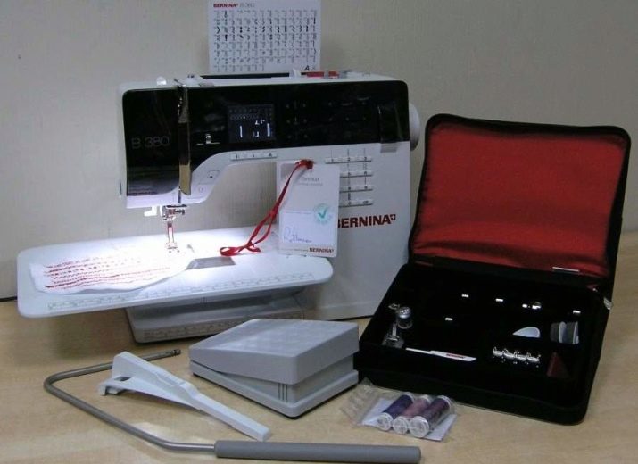Швейна машинка Bernina: нитковтягувач та інші деталі, огляд Bernette Sew&Go 7 і Sew&Go 8, B 33 і B 35, Milan 3 і інших моделей