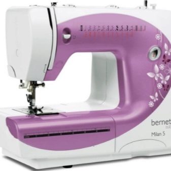 Швейна машинка Bernina: нитковтягувач та інші деталі, огляд Bernette Sew&Go 7 і Sew&Go 8, B 33 і B 35, Milan 3 і інших моделей