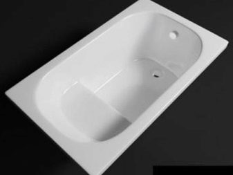 Сидячі акрилові ванни: огляд моделей з розмірами 120х70 см і 100х70 см, переваги і недоліки міні-ванн