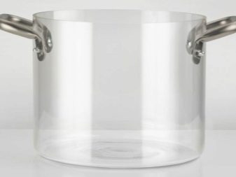 Скляна каструля: жароміцні прозорі каструлі для газових і електричних плит, моделі зі скла для духовки, вибір набору