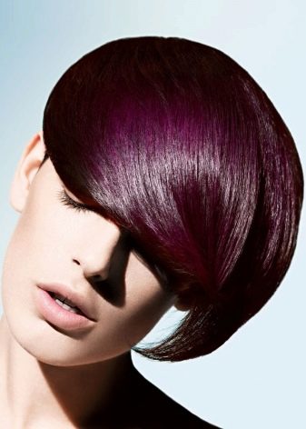 Сливовий колір волосся (фото 44): кому йде відтінок дикої сливи? Як пофарбувати волосся в колір стиглої сливи?