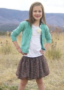 Спідниця сонце для дівчинки: як зшити, на гумці, викрійки, з чим носити