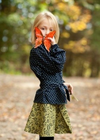Спідниця сонце для дівчинки: як зшити, на гумці, викрійки, з чим носити