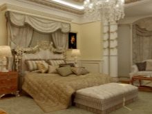 Спальня в стилі барокко (53 фото): вибір гарнітура і штор для інтер’єру, особливості дизайну в білих і інших тонах
