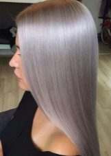 Сріблястий колір волосся (46 фото): як домогтися срібного відтінку? Тонкощі фарбування і модні тенденції