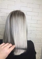 Сріблястий колір волосся (46 фото): як домогтися срібного відтінку? Тонкощі фарбування і модні тенденції