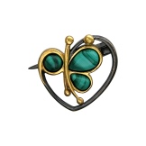 Срібні брошки (90 фото): моделі з натуральними каменями, з сапфіром, бурштином, перлами і хризопразом з срібла