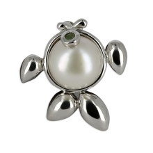 Срібні брошки (90 фото): моделі з натуральними каменями, з сапфіром, бурштином, перлами і хризопразом з срібла