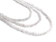 Срібні ланцюжки (112 фото): жіночі моделі на шию і на руку зі срібла з позолотою, 925 проби з кульками, як їх вибрати